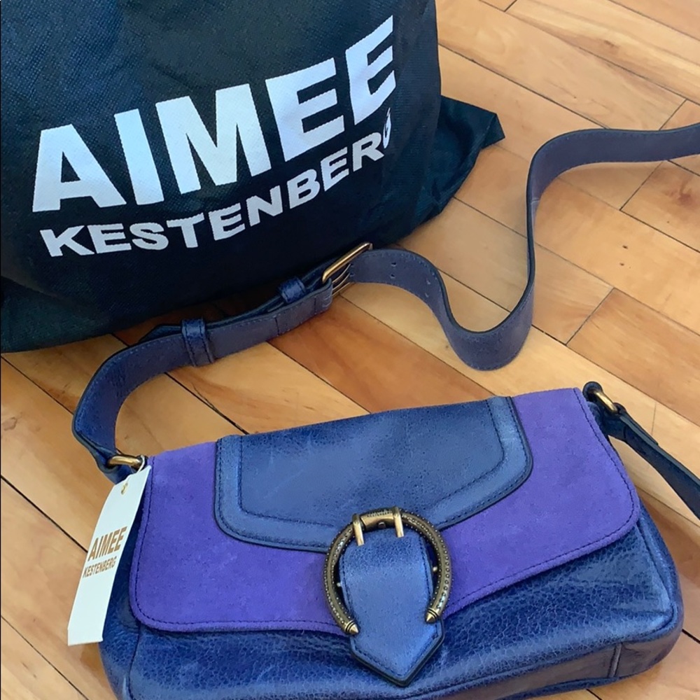 Deep blue crossbody bag